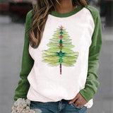 Casual Printed Fleece Sweatshirt