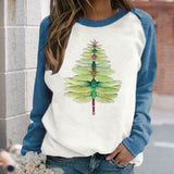 Casual Printed Fleece Sweatshirt