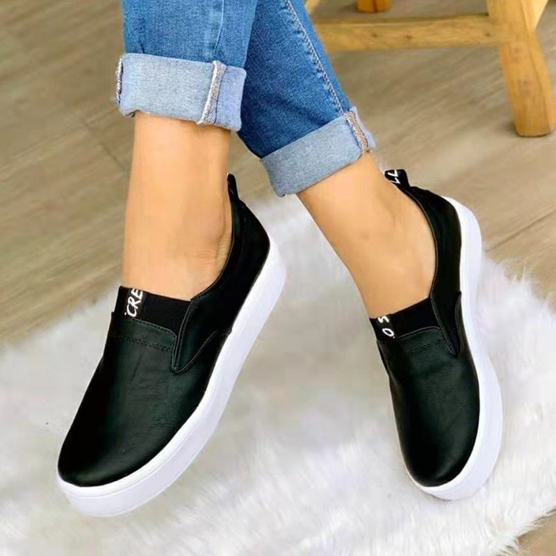 Casual Solid Pump Walking Shoes