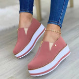 Casual Zip-up Platform Shoes