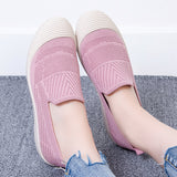 Comfortable Slip On Pointed Toe Flyknit Shoes