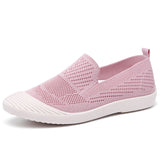 Comfortable Slip On Pointed Toe Flyknit Shoes