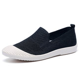 Comfortable Slip On Pointed Toe Flyknit Shoes