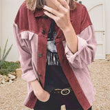 Corduroy Casual Long Sleeve Jacket