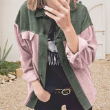 Corduroy Casual Long Sleeve Jacket