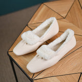 Flat Sheepskin Warm Shoes