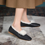 Flat Sheepskin Warm Shoes