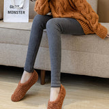 Fleece Lined High Waist Skinny Leggings