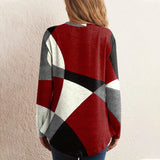 Geometric Color Block Printed T-Shirt