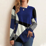 Geometric Color Block Printed T-Shirt