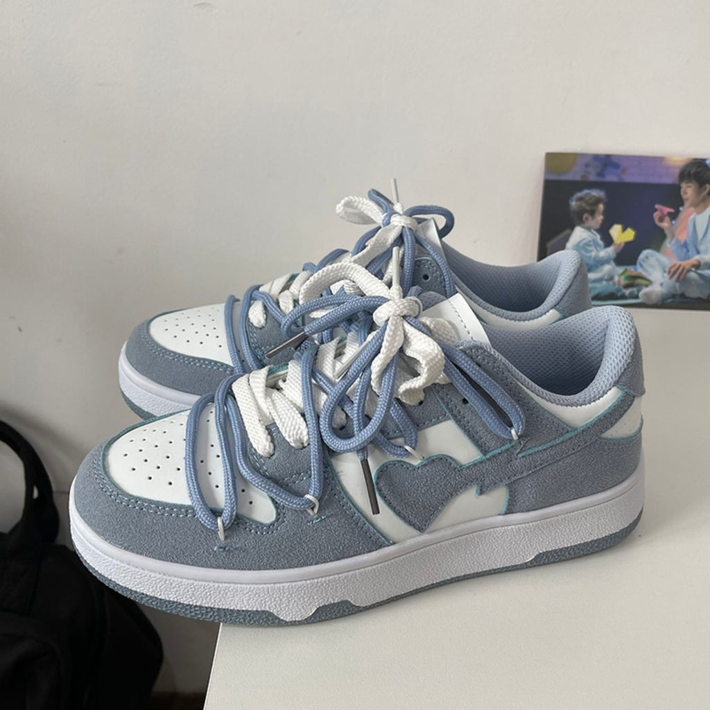 Sneakers with hotsell the heart