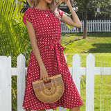 Hilary Spot Maxi Dress 