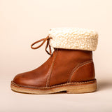 Leather Warm Snow Booties