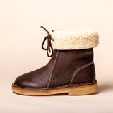 Leather Warm Snow Booties