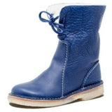 Leather Warm Snow Booties