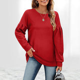 Womens Fall Blouses Long Sleeve T-shirts