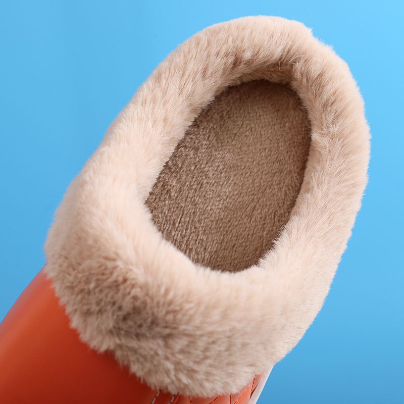 Neutral Non-slip Platform Warm Slippers