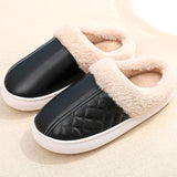 Neutral Non-slip Platform Warm Slippers