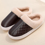 Neutral Non-slip Platform Warm Slippers