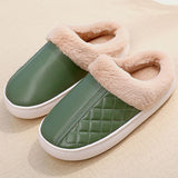 Neutral Non-slip Platform Warm Slippers