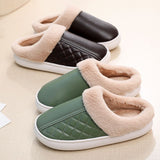 Neutral Non-slip Platform Warm Slippers