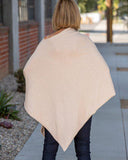 Solid Pull On Scarf Poncho