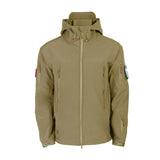 Men's Outdoor Tactical Multi-pocket Waterproof Hooded Jacket