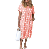 Polka Dot Concealed Pocket Dress