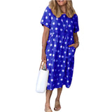 Polka Dot Concealed Pocket Dress
