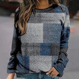 Printed Crew Neck Long Sleeve T-Shirt