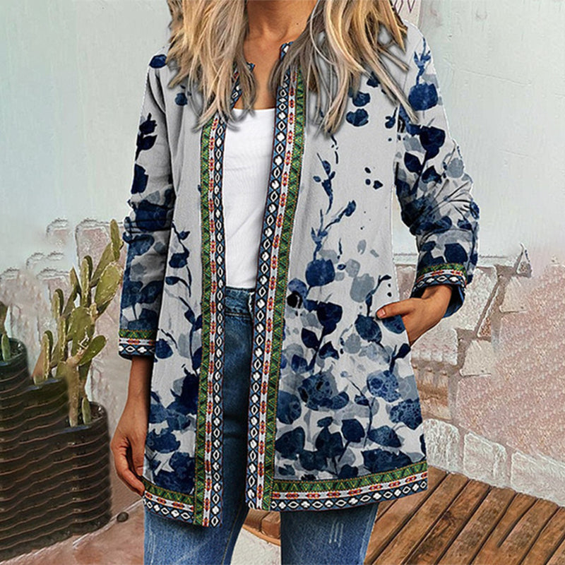 Loose long sleeve cardigan jacket sale