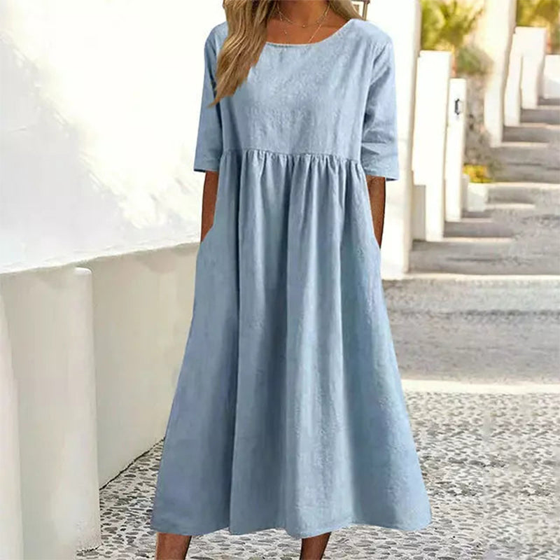 Relaxed Side Pocket Dress