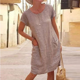 Shift Knee Length Dress