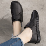Leather Velcro Mother Shoes