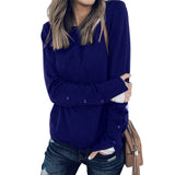 Buttoned Sleeve Sweatshirt