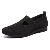 Slip-on Flat Casual Fly Knit Walking Shoes