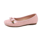 Slip-On Metal Solid Comfort Flats