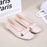 Slip-On Metal Solid Comfort Flats