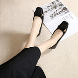 Slip-On Metal Solid Comfort Flats