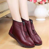 Soft Leather Winter Warm Shoes For Women