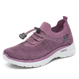 Soft Sole Elastic Breathable Mom Flyknit Shoes
