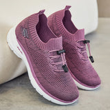 Soft Sole Elastic Breathable Mom Flyknit Shoes