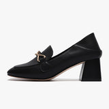 Square Toe Chunky Loafers