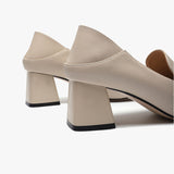 Square Toe Chunky Loafers