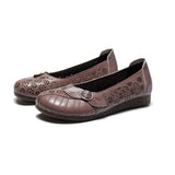 Super Soft Cutout Leather Flats