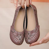 Super Soft Cutout Leather Flats