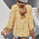 Romantic Holiday Print Shirt