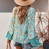 Romantic Holiday Print Shirt