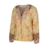 Romantic Holiday Print Shirt