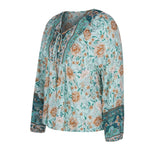 Romantic Holiday Print Shirt
